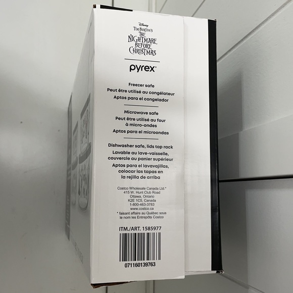 Disney The Nightmare Before Christmas Pyrex 8 Piece Set - Picture 5 of 6